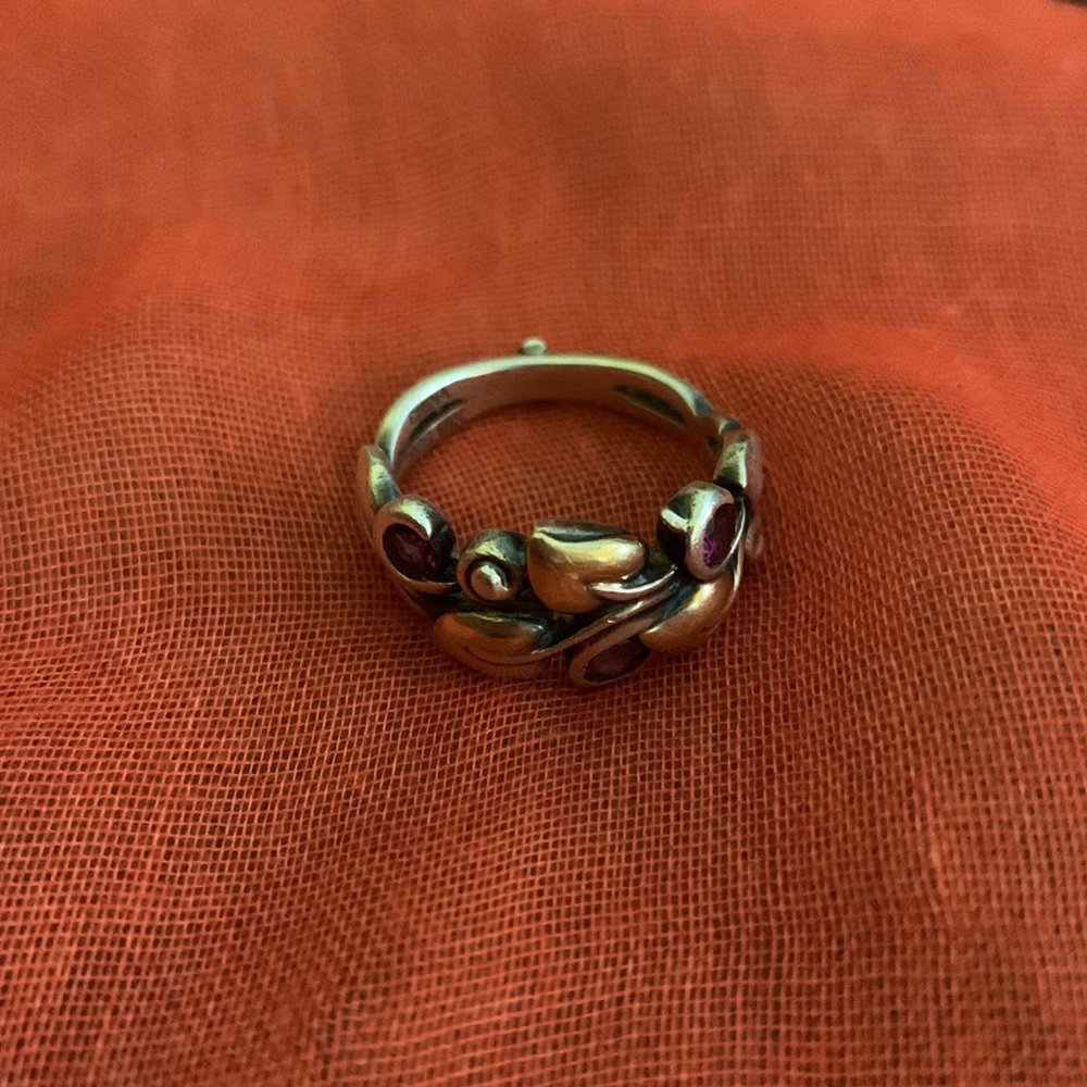 18K and Sterling Silver Barbara Bixby Ring. ✨